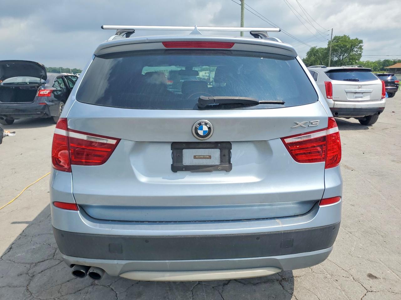 2013 Bmw X3 Xdrive28i Blue vin: 5UXWX9C5XD0A16828