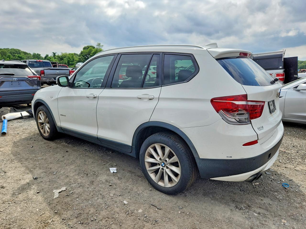 2013 Bmw X3 Xdrive28i White vin: 5UXWX9C5XD0A24315