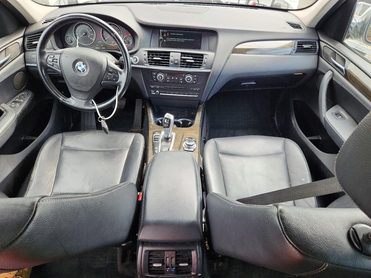 2013 Bmw X3 Xdrive28i White vin: 5UXWX9C5XD0A24315