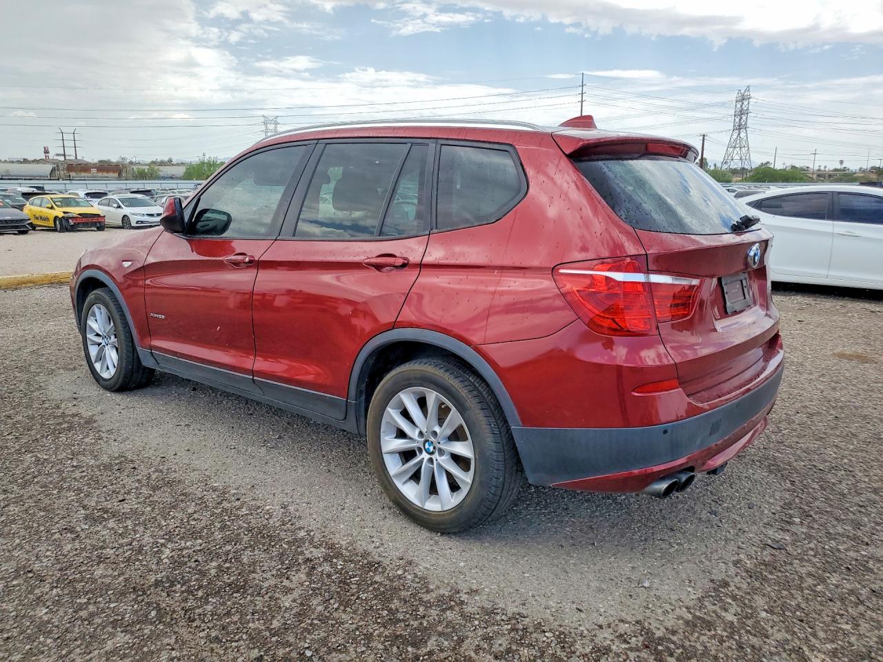 2013 Bmw X3 Xdrive28i Maroon vin: 5UXWX9C5XD0A25450