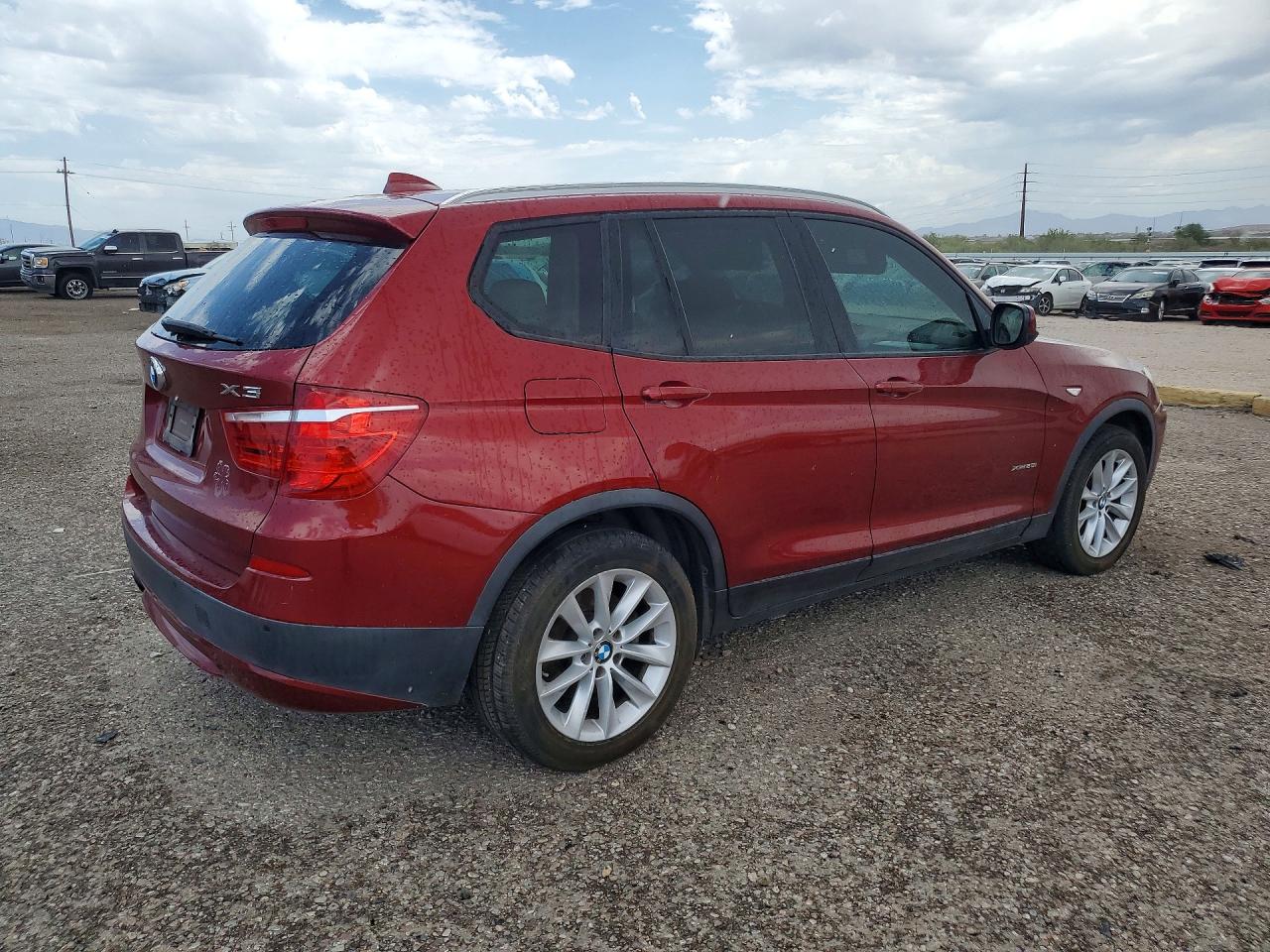 2013 Bmw X3 Xdrive28i Maroon vin: 5UXWX9C5XD0A25450