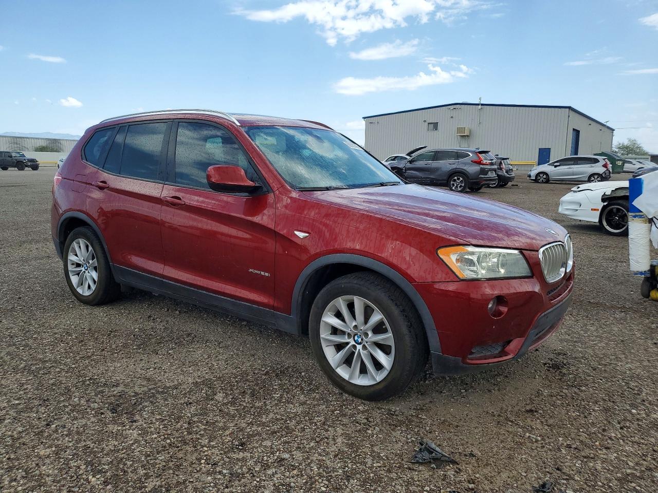 2013 Bmw X3 Xdrive28i Maroon vin: 5UXWX9C5XD0A25450