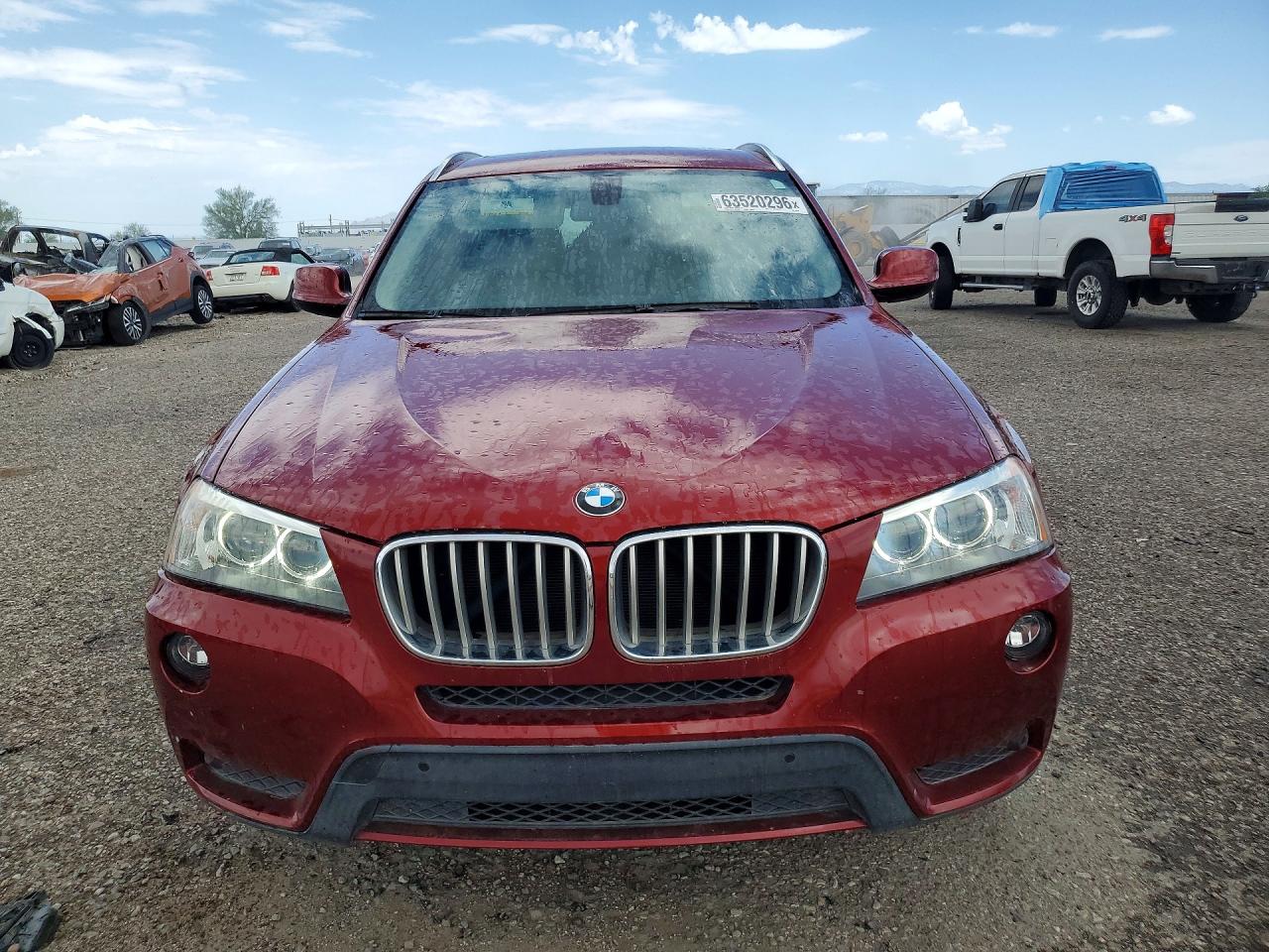 2013 Bmw X3 Xdrive28i Maroon vin: 5UXWX9C5XD0A25450