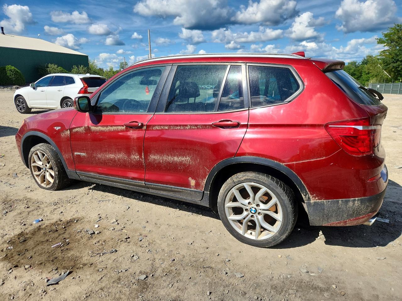 2013 Bmw X3 Xdrive28i Burgundy vin: 5UXWX9C5XD0A31278