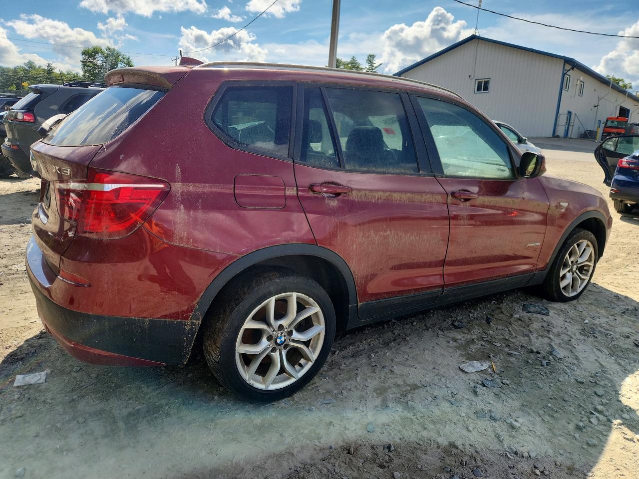 2013 Bmw X3 Xdrive28i Burgundy vin: 5UXWX9C5XD0A31278