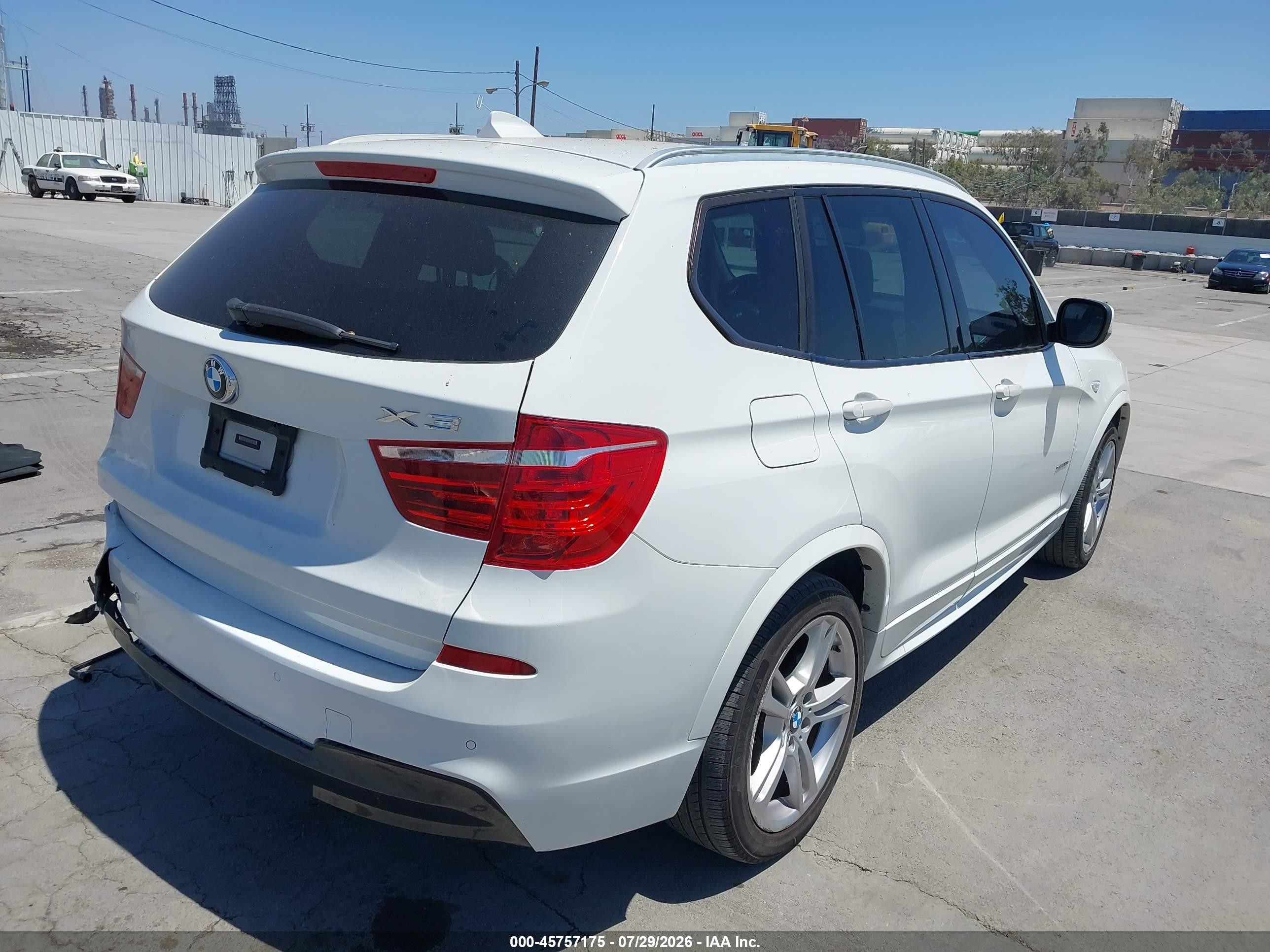 2013 Bmw X3 Xdrive28i White vin: 5UXWX9C5XD0A31362