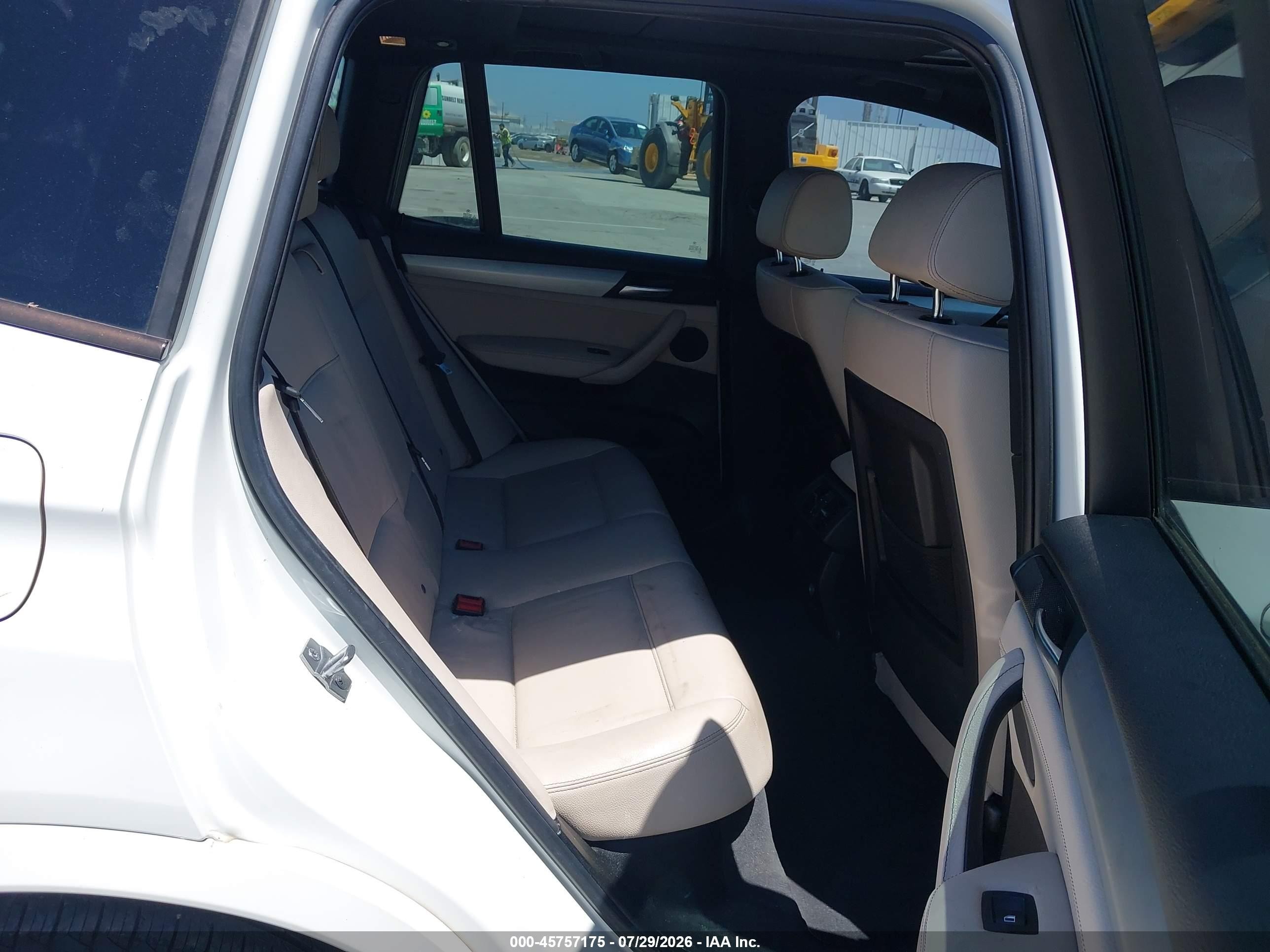 2013 Bmw X3 Xdrive28i White vin: 5UXWX9C5XD0A31362