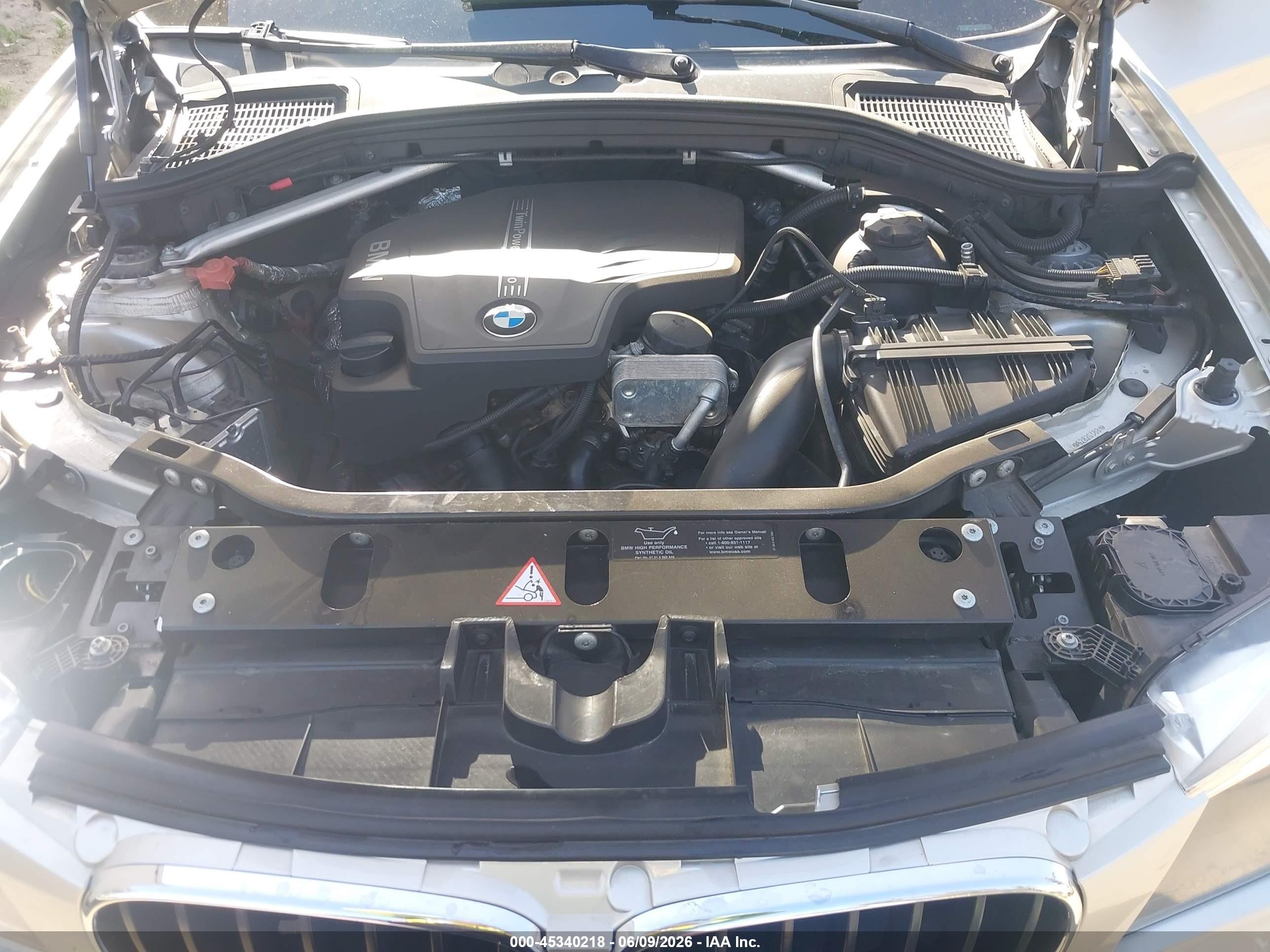2013 Bmw X3 Xdrive28i Silver vin: 5UXWX9C5XD0D03313