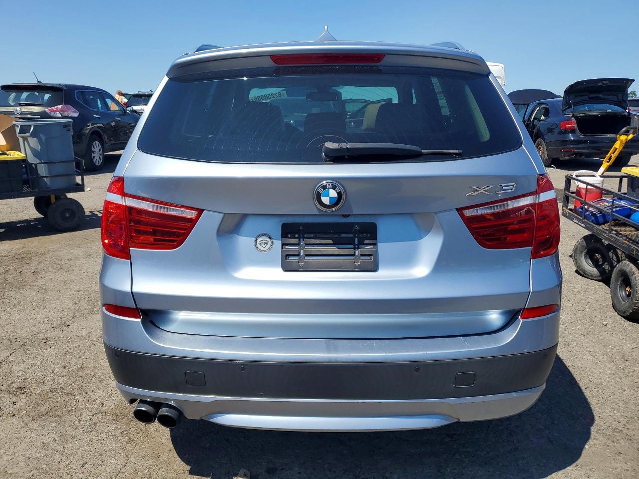 2013 Bmw X3 Xdrive28i Blue vin: 5UXWX9C5XD0D07152