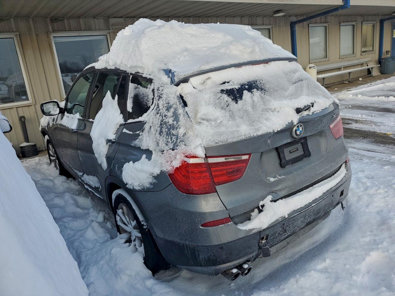 2013 Bmw X3 Xdrive28i Gray vin: 5UXWX9C5XD0D08625