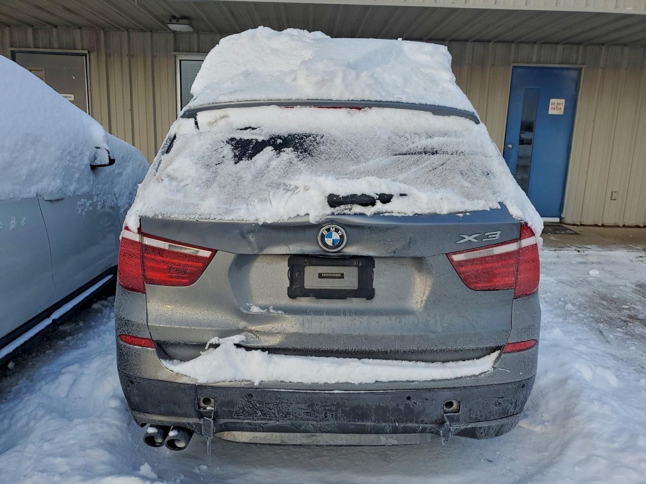 2013 Bmw X3 Xdrive28i Gray vin: 5UXWX9C5XD0D08625