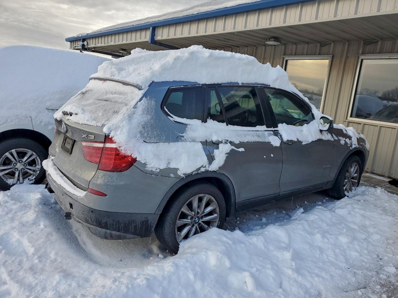2013 Bmw X3 Xdrive28i Gray vin: 5UXWX9C5XD0D08625