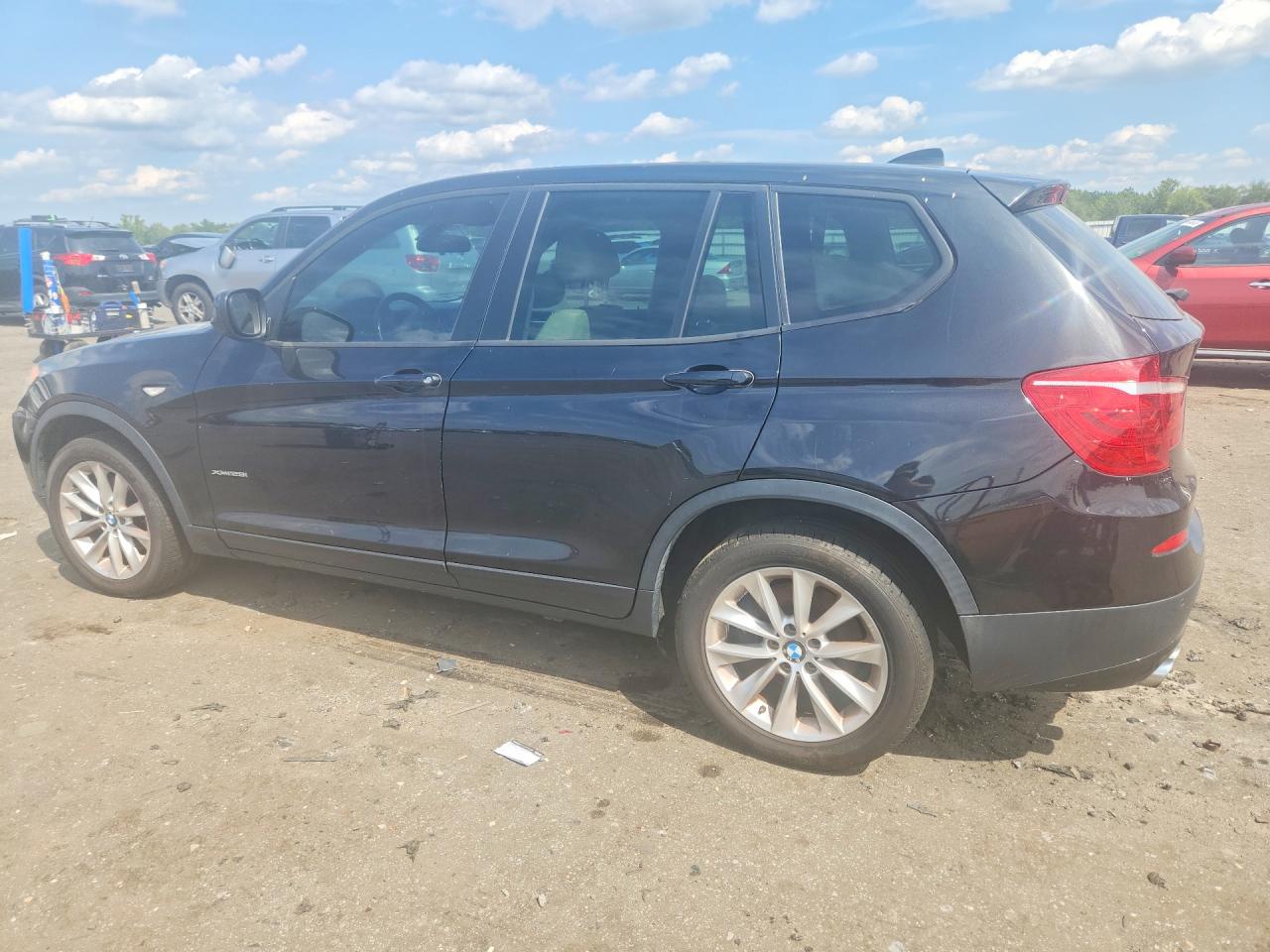 2014 Bmw X3 Xdrive28i Black vin: 5UXWX9C5XE0D16872