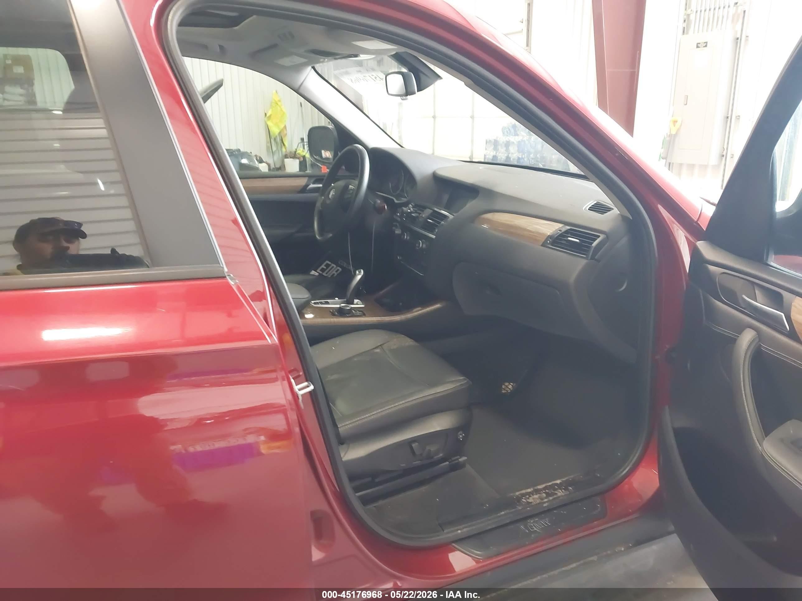 2014 Bmw X3 Xdrive28i Red vin: 5UXWX9C5XE0D17097