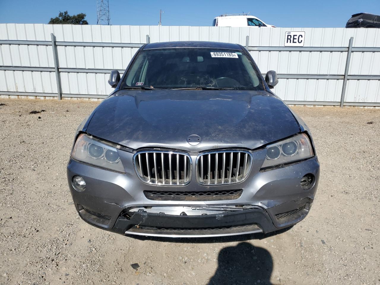 2014 Bmw X3 Xdrive28i Charcoal vin: 5UXWX9C5XE0D29315