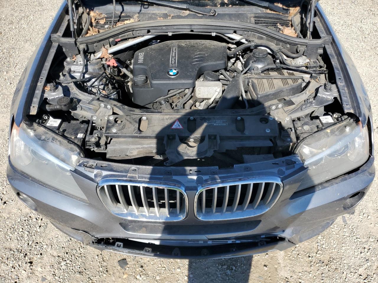 2014 Bmw X3 Xdrive28i Charcoal vin: 5UXWX9C5XE0D29315