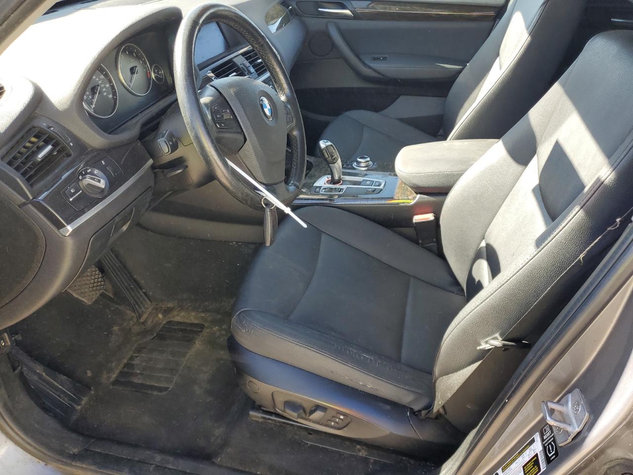 2014 Bmw X3 Xdrive28i Charcoal vin: 5UXWX9C5XE0D29315