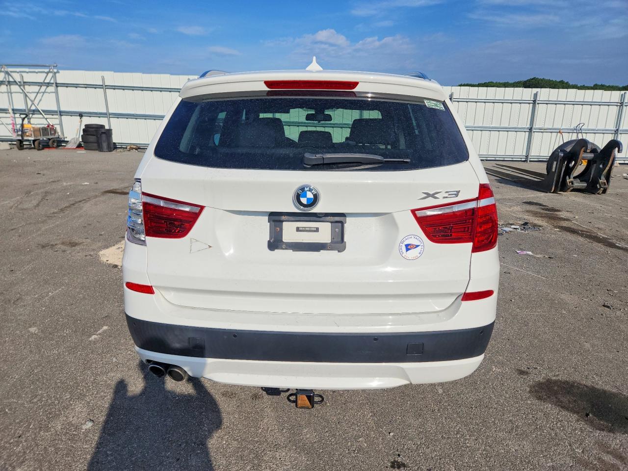 2014 Bmw X3 Xdrive28i White vin: 5UXWX9C5XE0D33168