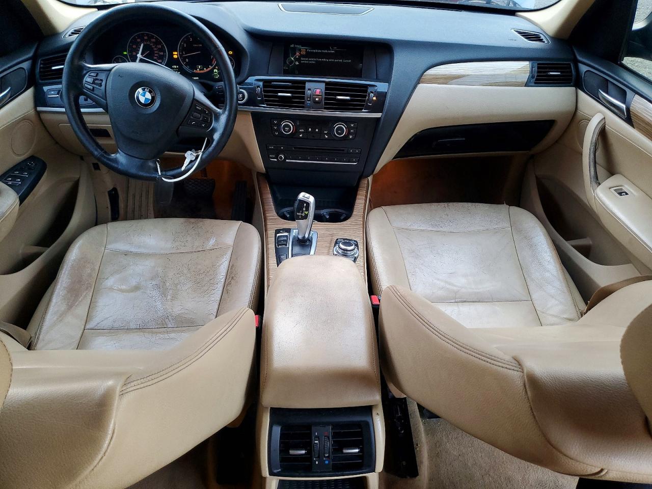 2014 Bmw X3 Xdrive28i Silver vin: 5UXWX9C5XE0D33851