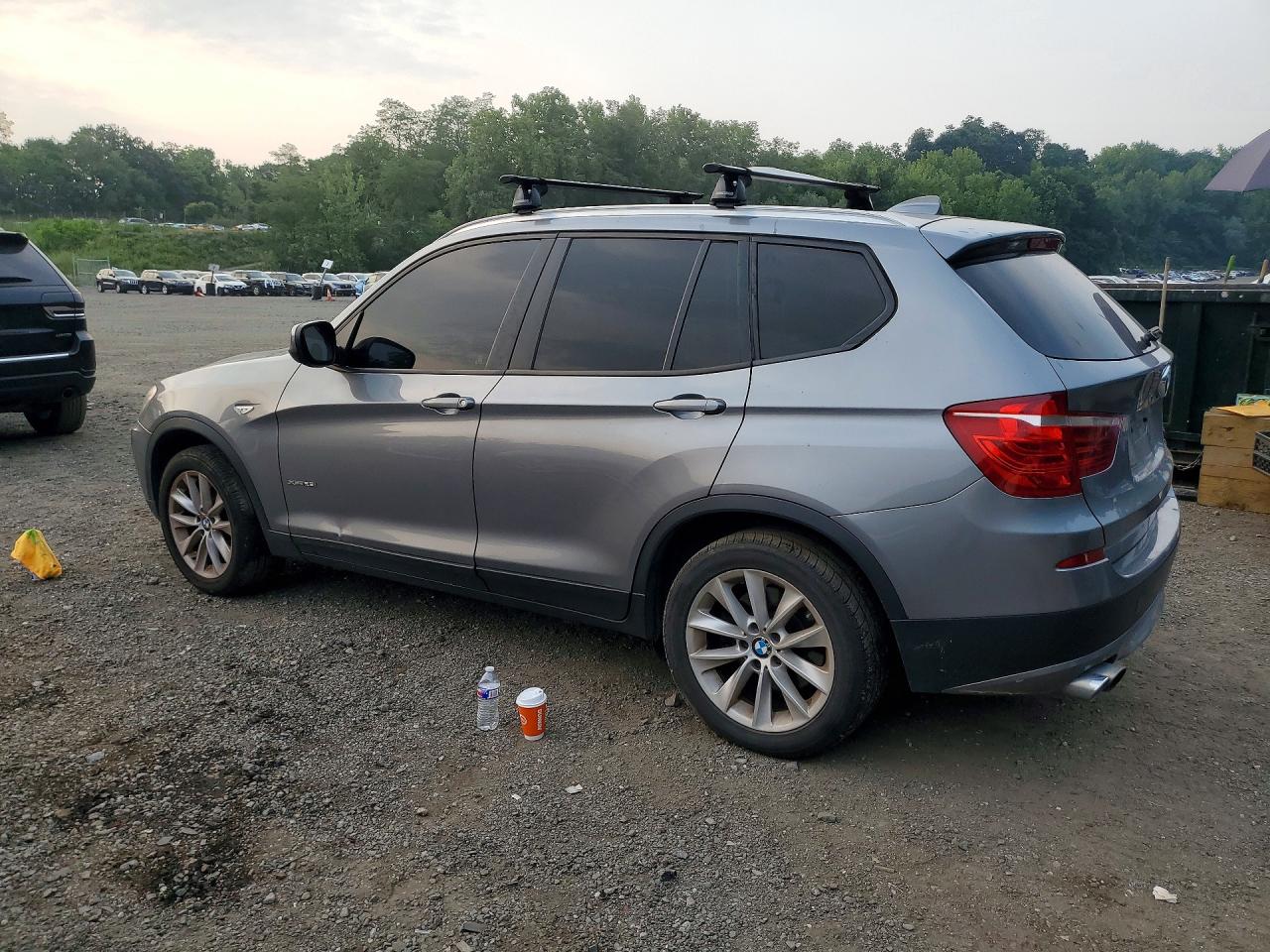 2014 Bmw X3 Xdrive28i Silver vin: 5UXWX9C5XE0D33851
