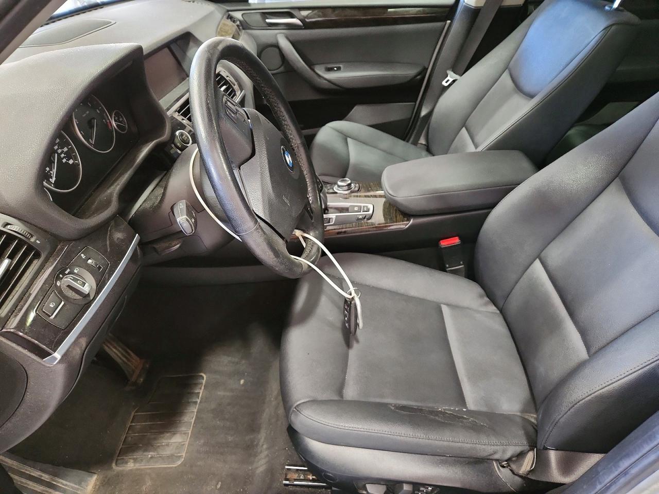 2014 Bmw X3 Xdrive28i Silver vin: 5UXWX9C5XE0D34370