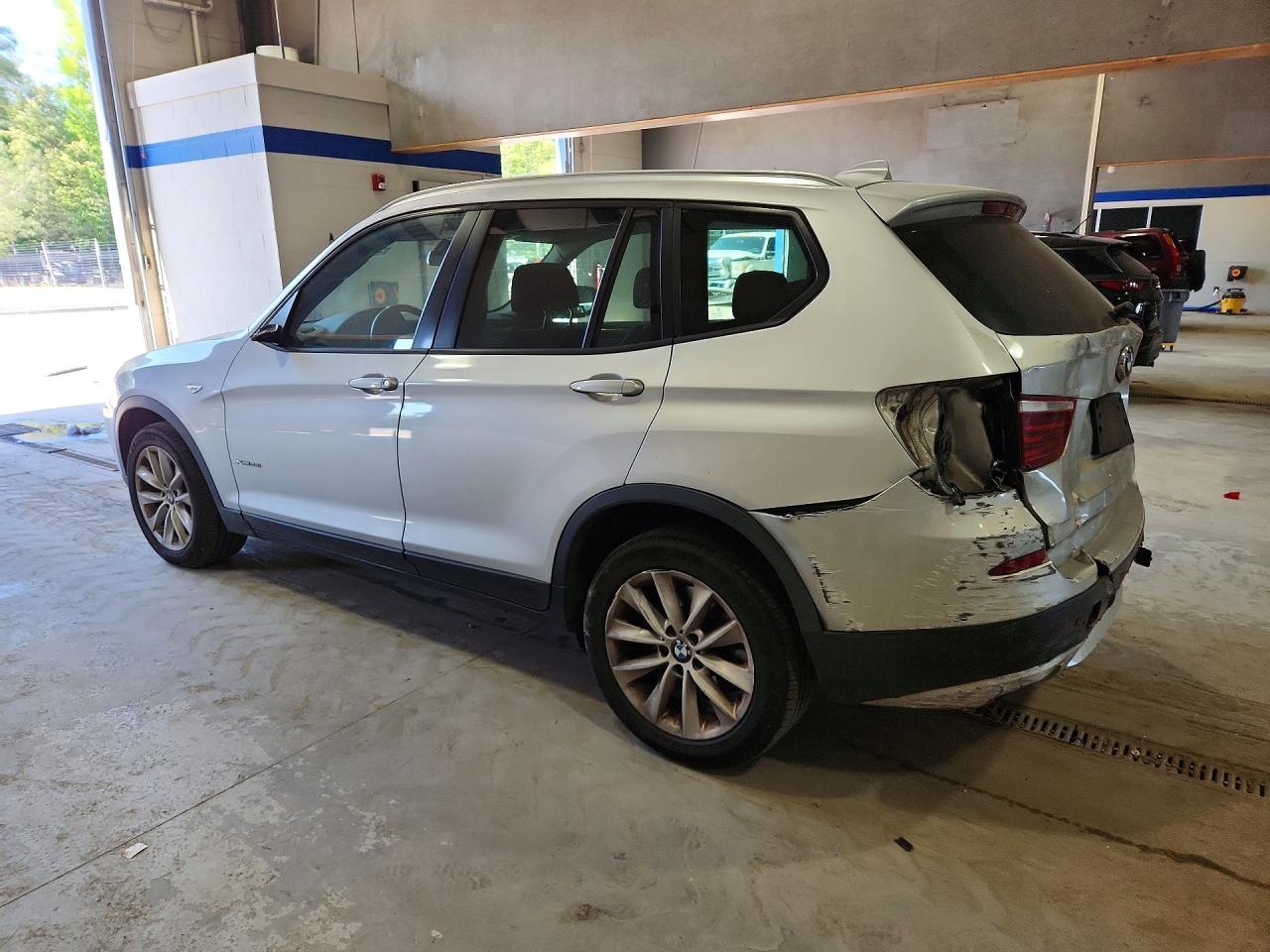 2014 Bmw X3 Xdrive28i Silver vin: 5UXWX9C5XE0D34370