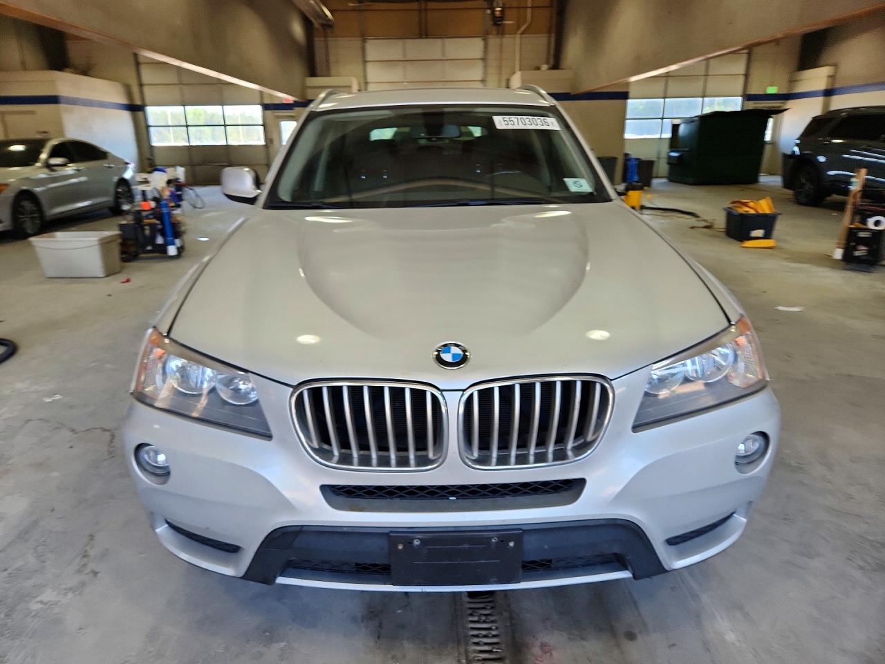 2014 Bmw X3 Xdrive28i Silver vin: 5UXWX9C5XE0D34370