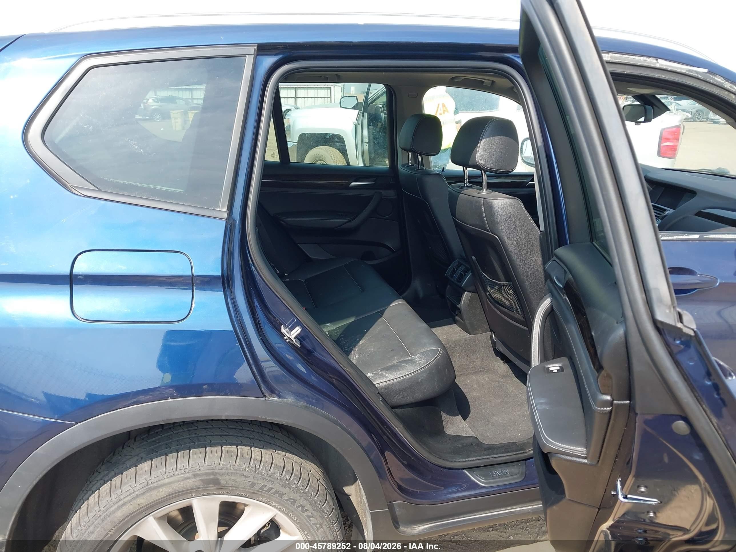 2014 Bmw X3 Xdrive28i Blue vin: 5UXWX9C5XE0D34546