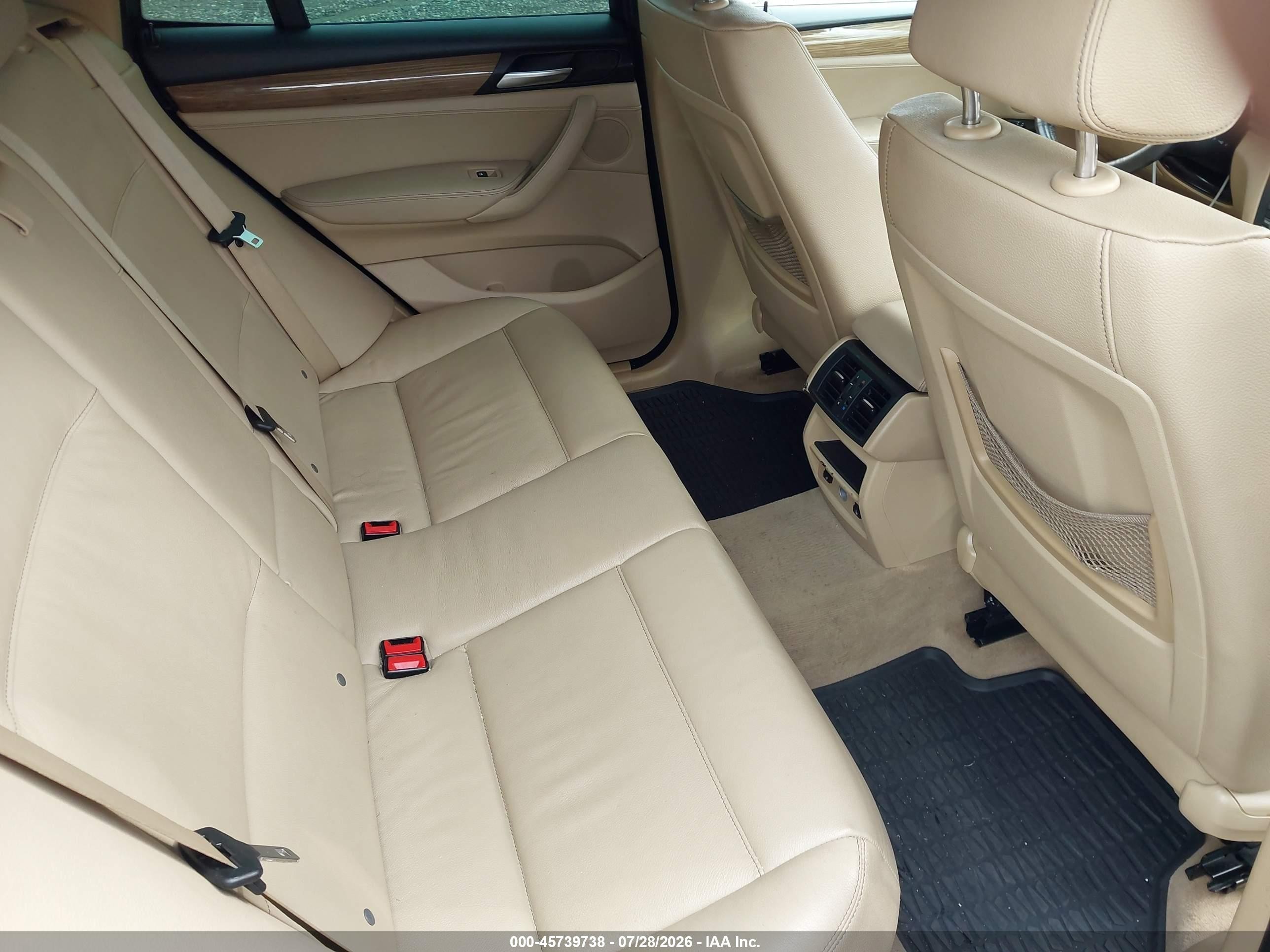 2014 Bmw X3 Xdrive28i Черный vin: 5UXWX9C5XE0D38807