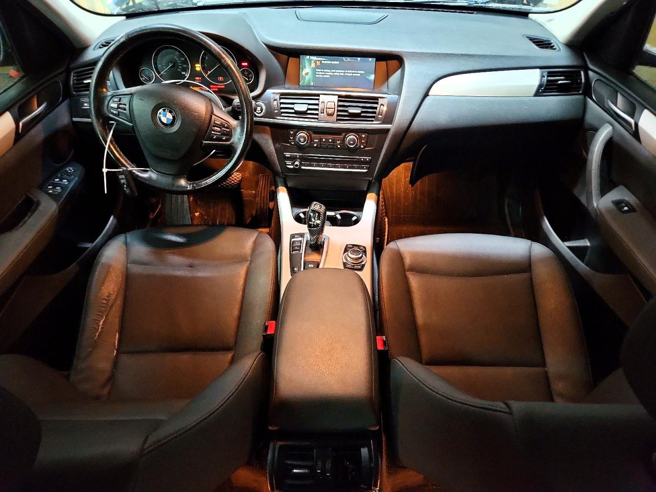 2014 Bmw X3 Xdrive28i Black vin: 5UXWX9C5XE0D40606