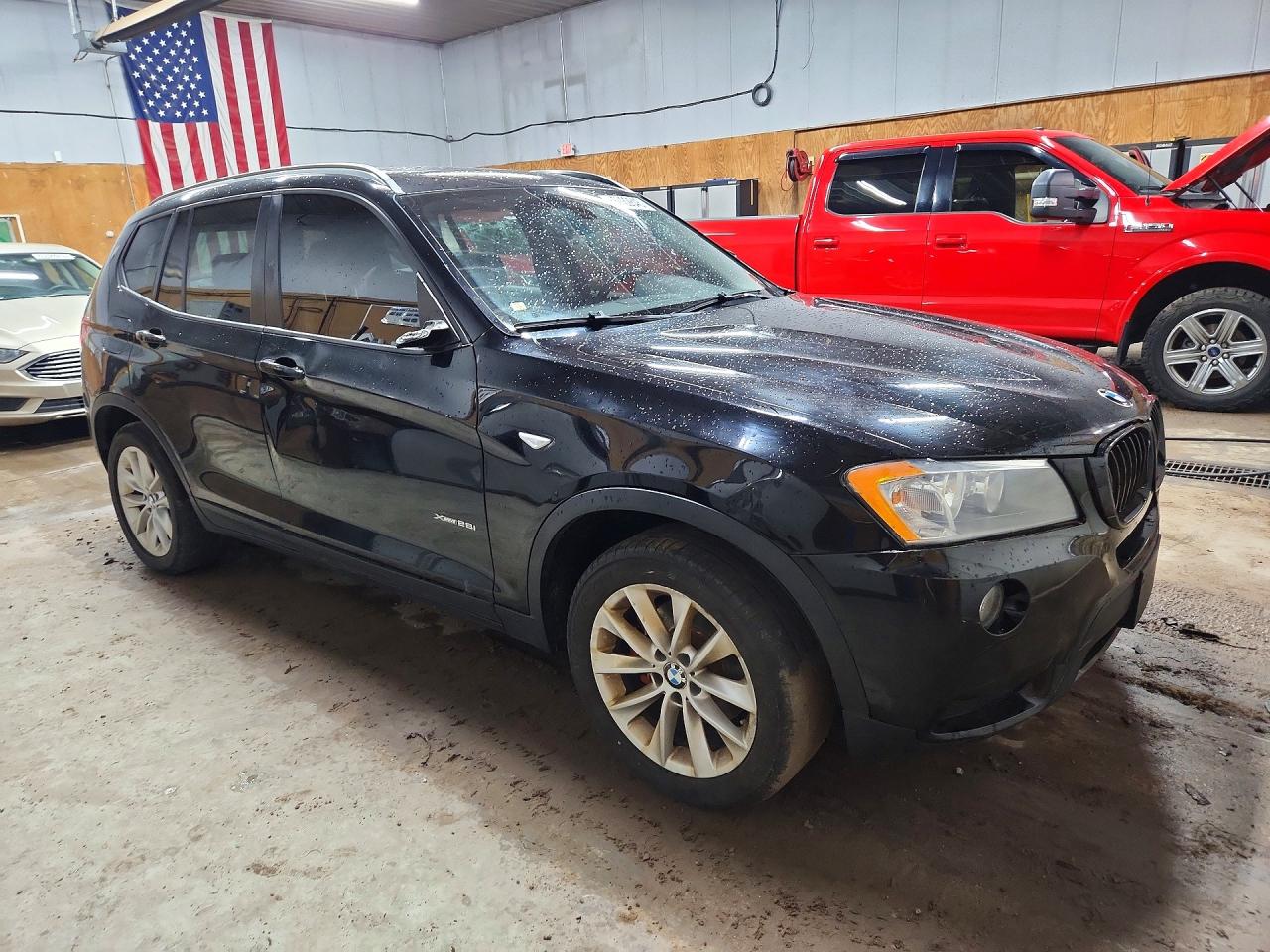 2014 Bmw X3 Xdrive28i Black vin: 5UXWX9C5XE0D40606