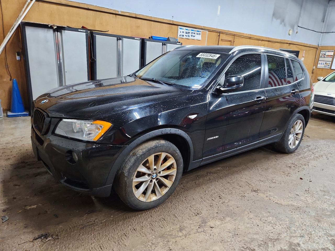 2014 Bmw X3 Xdrive28i Черный vin: 5UXWX9C5XE0D40606