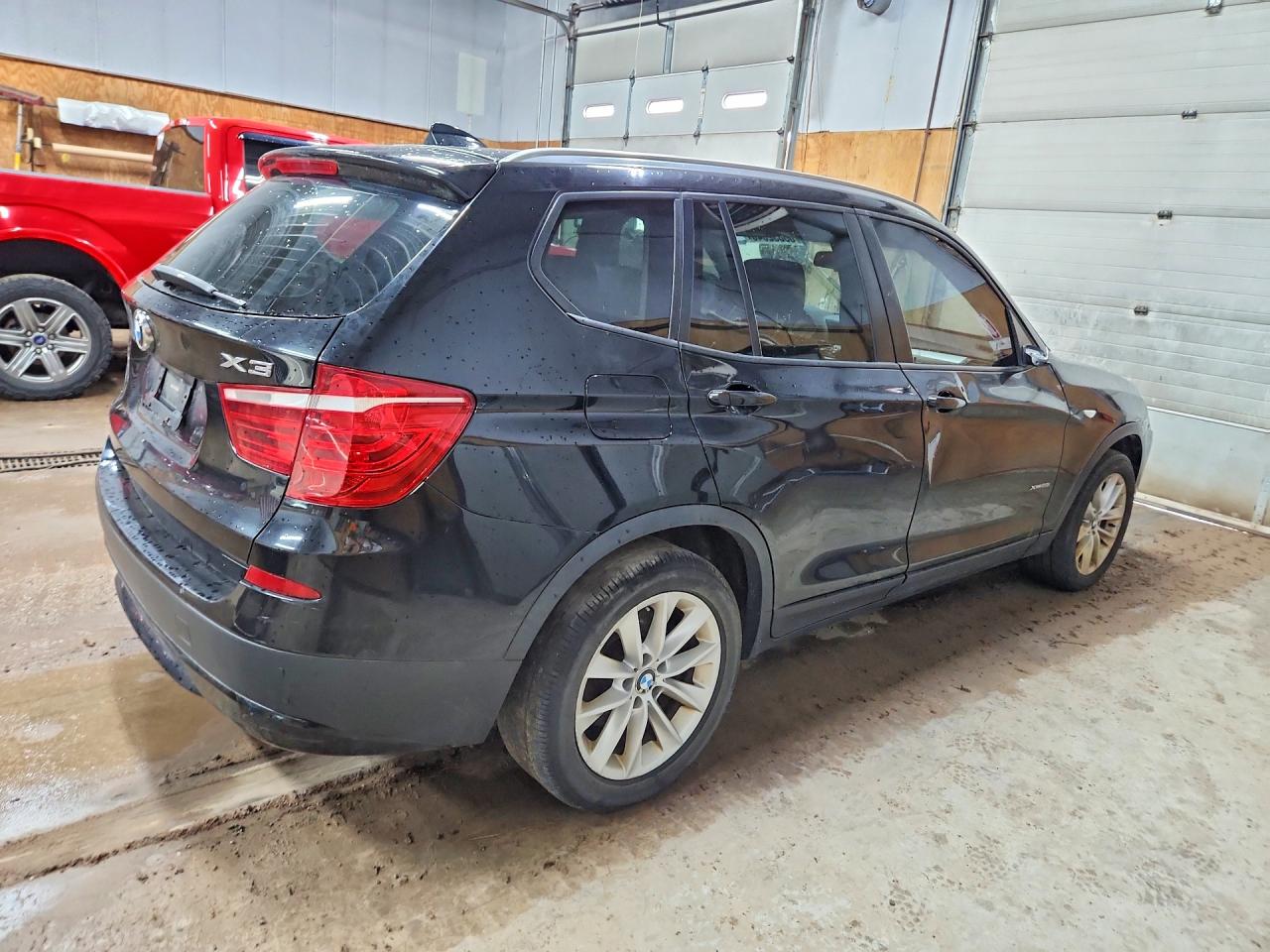 2014 Bmw X3 Xdrive28i Black vin: 5UXWX9C5XE0D40606