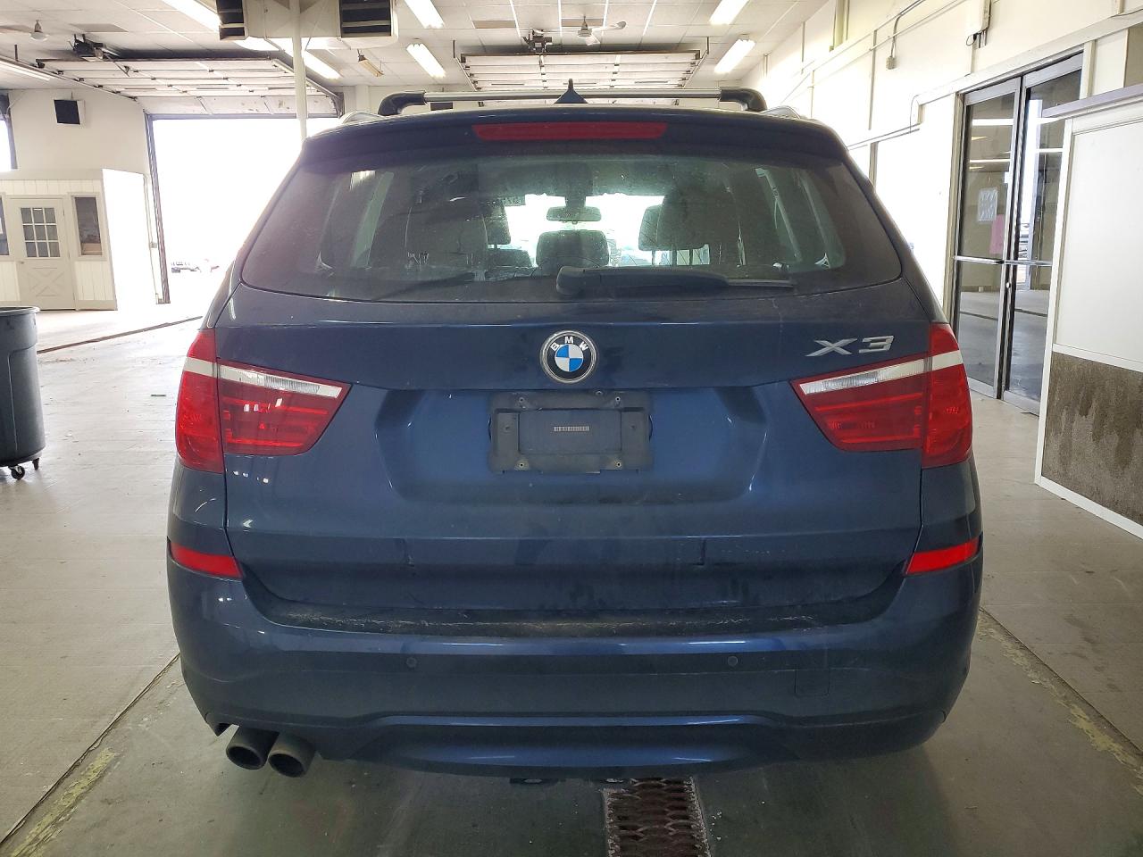 2015 Bmw X3 Xdrive28i Blue vin: 5UXWX9C5XF0D48738
