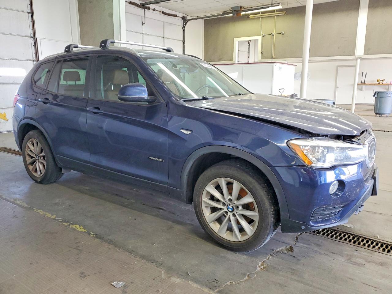 2015 Bmw X3 Xdrive28i Blue vin: 5UXWX9C5XF0D48738