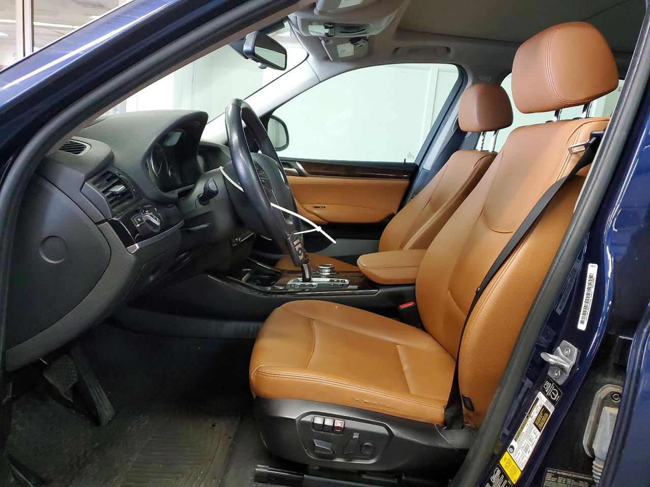 2015 Bmw X3 Xdrive28i Blue vin: 5UXWX9C5XF0D48738
