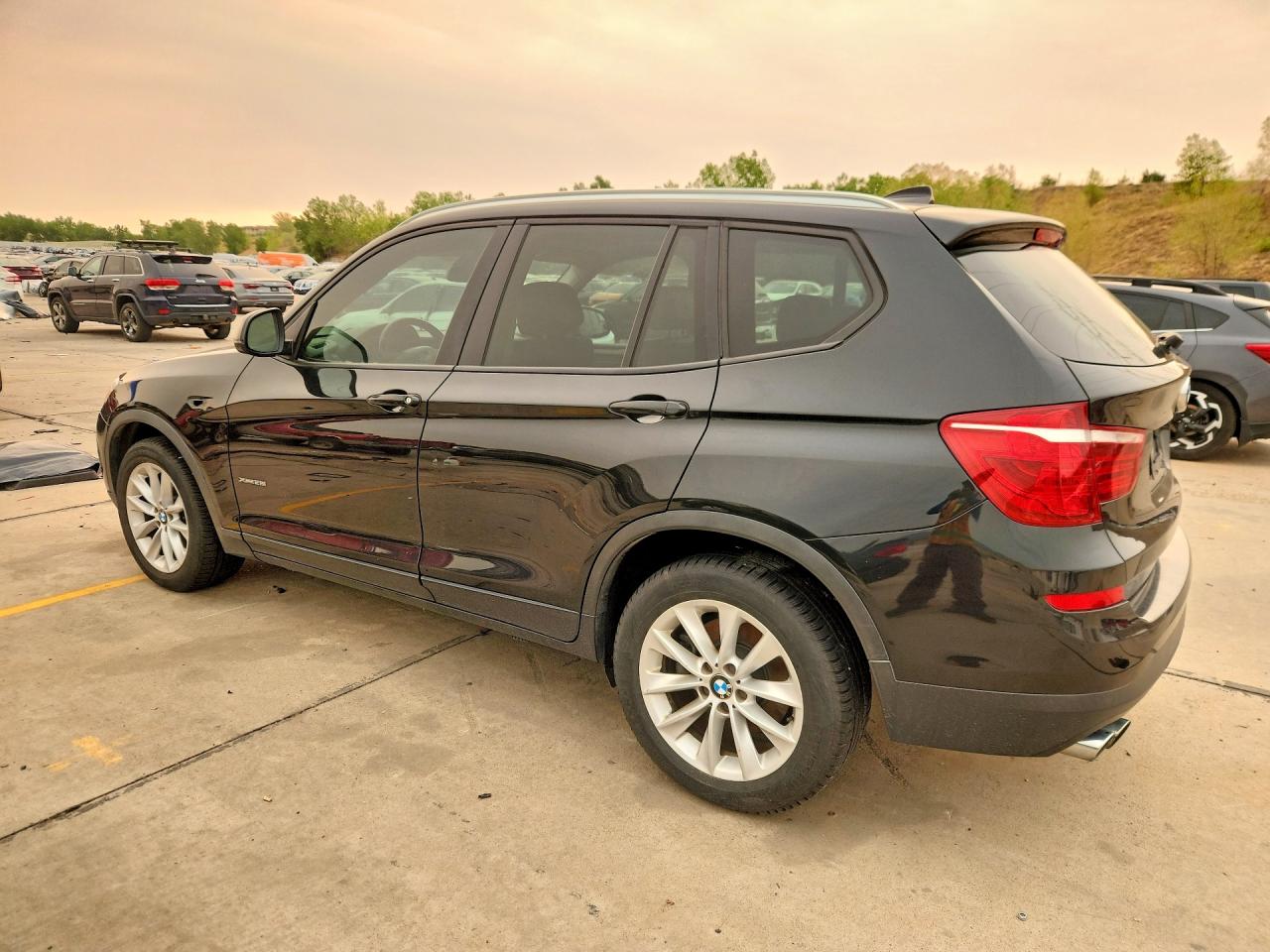 2015 Bmw X3 Xdrive28i Black vin: 5UXWX9C5XF0D58203