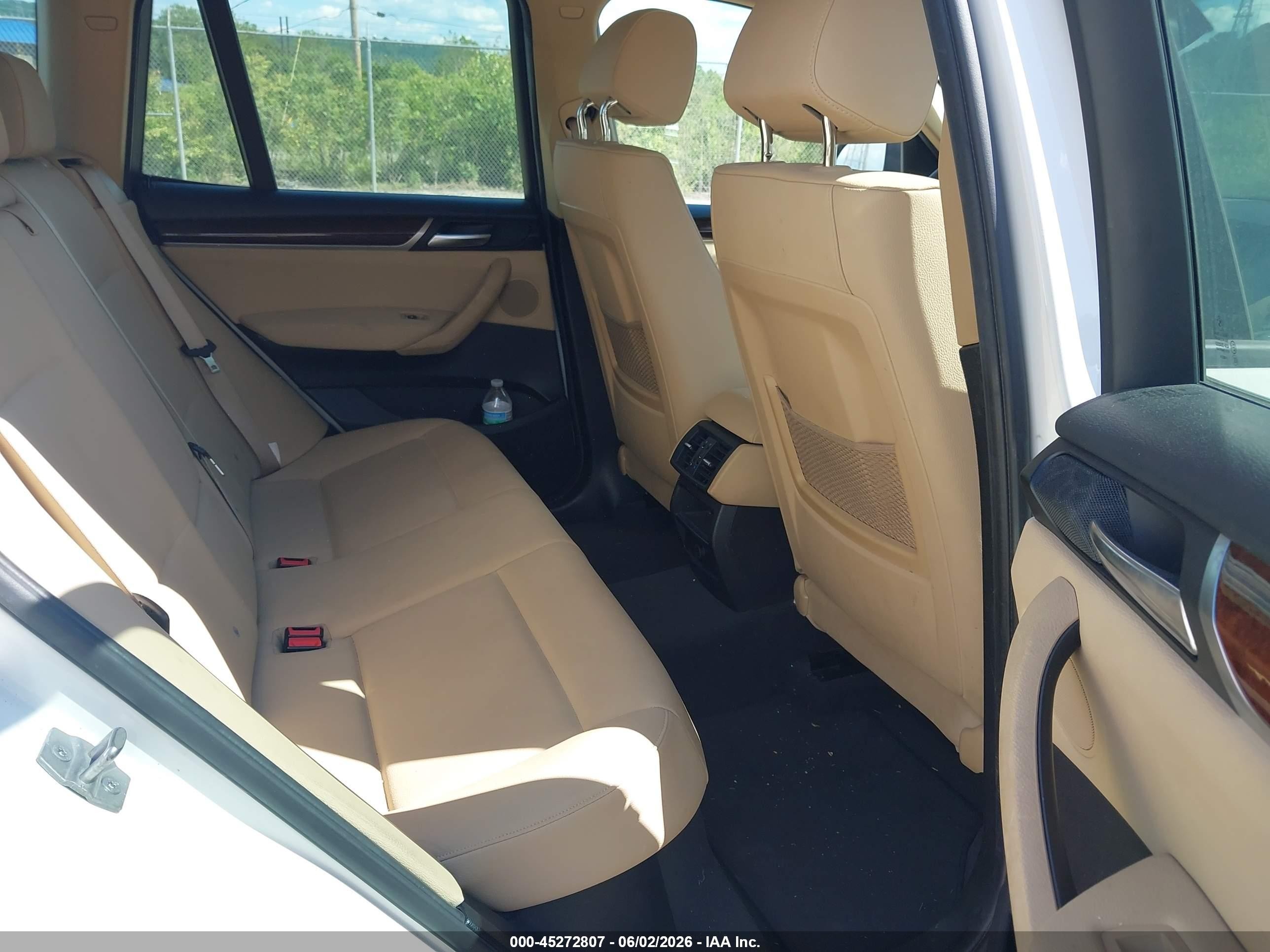 2016 Bmw X3 Xdrive28i Белый vin: 5UXWX9C5XG0D73270