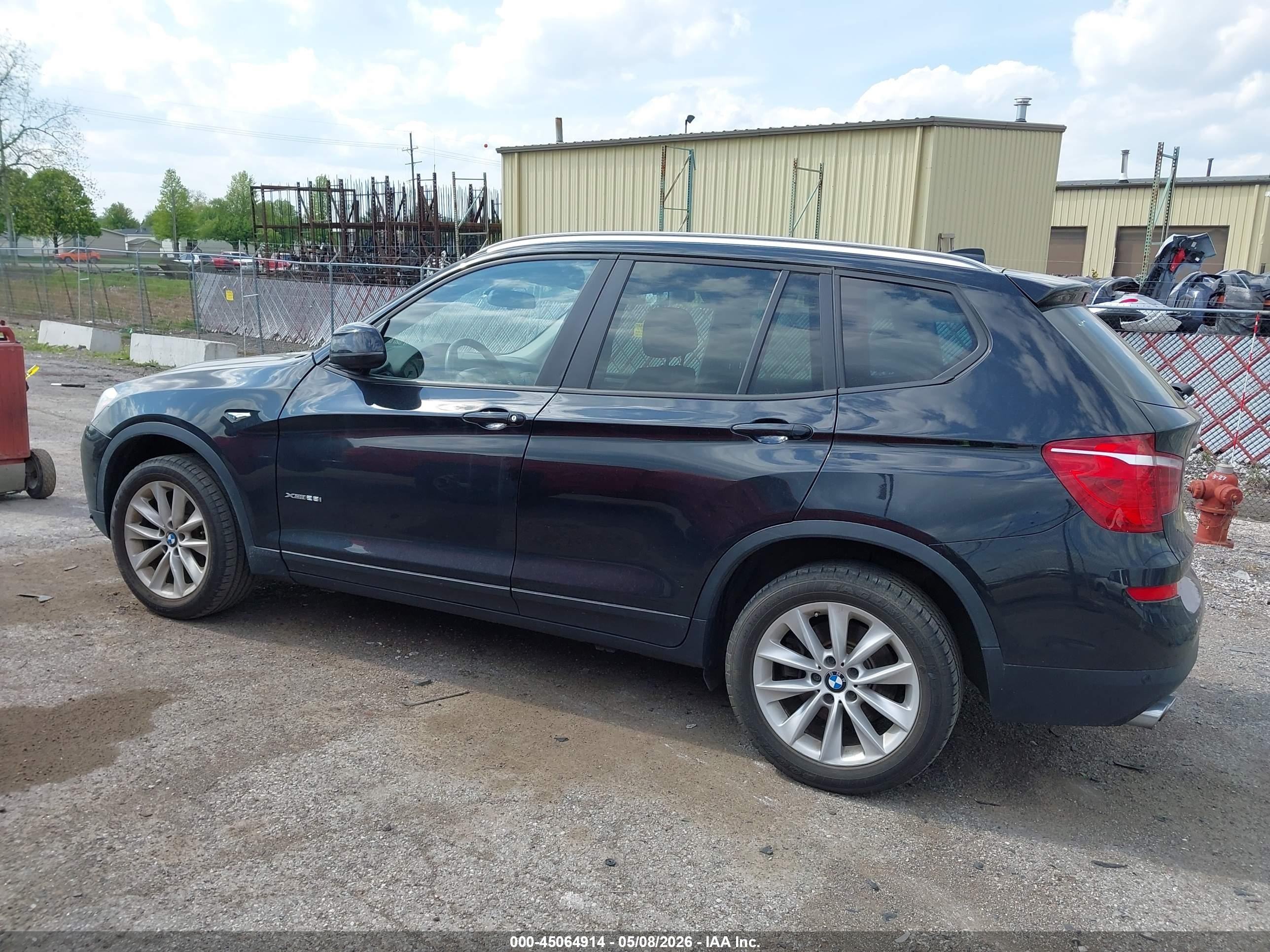 2017 Bmw X3 Xdrive28i Черный vin: 5UXWX9C5XH0T09146