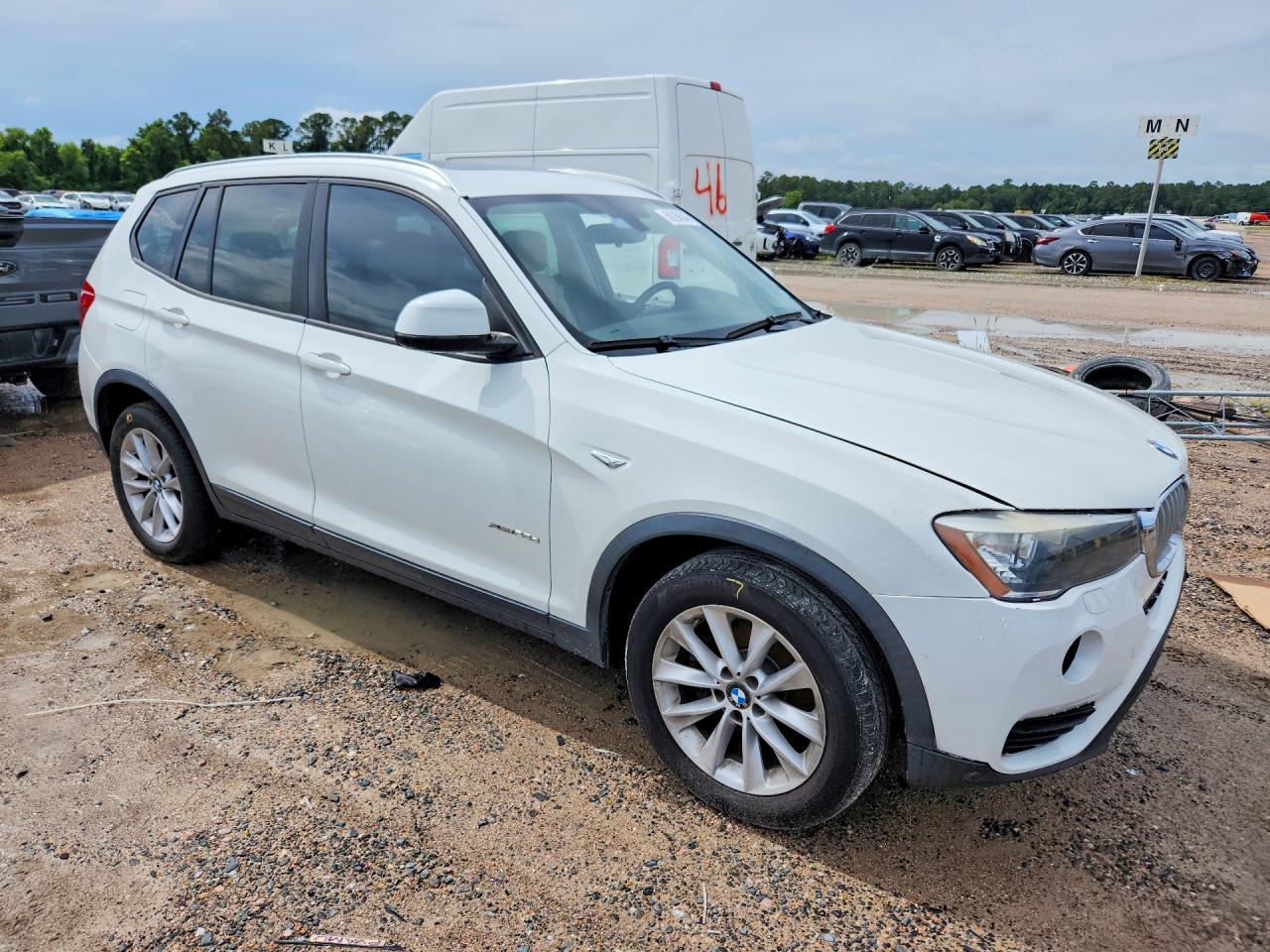 2016 Bmw X3 Xdrive28d White vin: 5UXWY3C51G0N87541