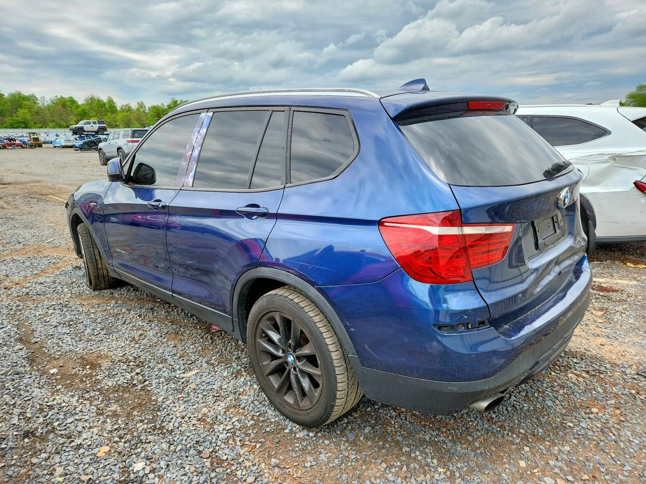 2015 Bmw X3 Xdrive28d Blue vin: 5UXWY3C52F0E96845