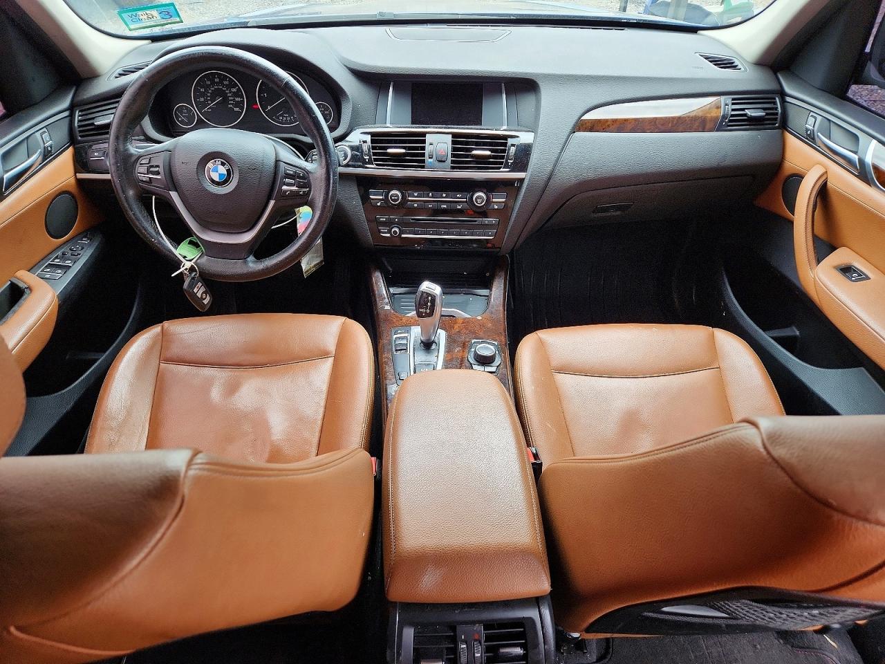 2015 Bmw X3 Xdrive28d Blue vin: 5UXWY3C52F0E96845
