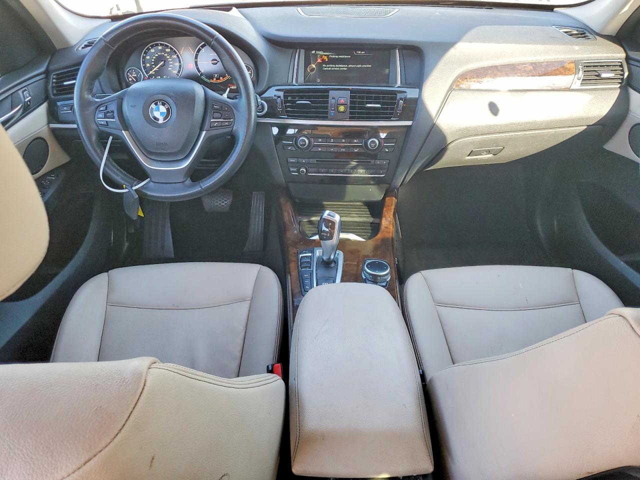 2015 Bmw X3 Xdrive28d Gray vin: 5UXWY3C53F0E95932