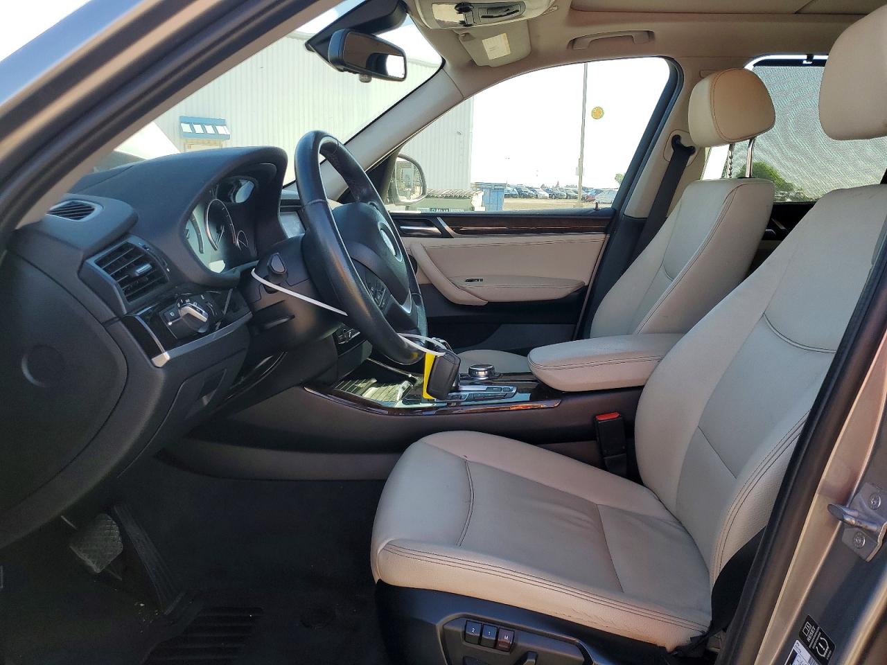 2015 Bmw X3 Xdrive28d Gray vin: 5UXWY3C53F0E95932
