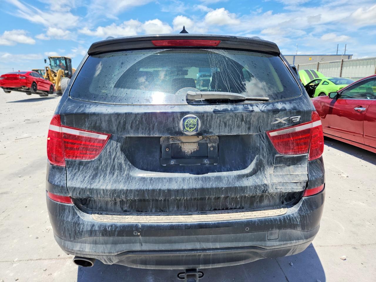 2015 Bmw X3 Xdrive28d Blue vin: 5UXWY3C54F0E96930