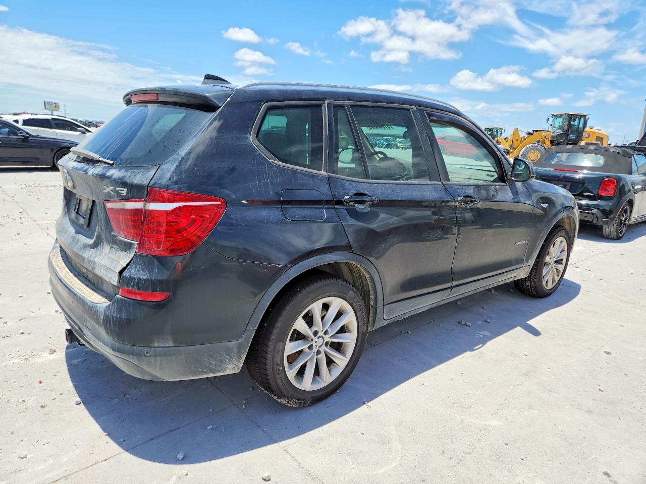 2015 Bmw X3 Xdrive28d Blue vin: 5UXWY3C54F0E96930