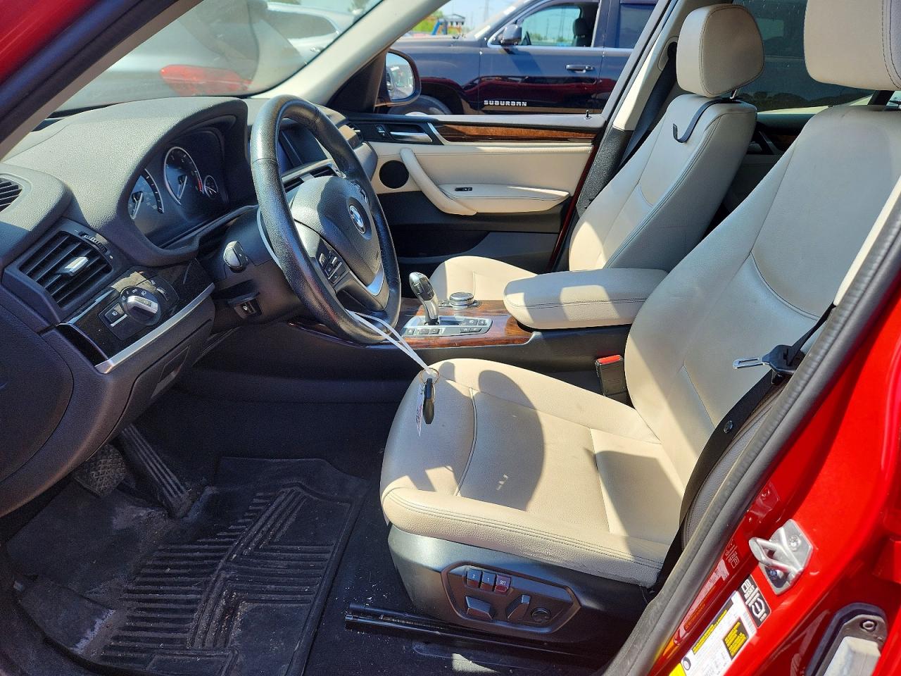 2015 Bmw X3 Xdrive28d Red vin: 5UXWY3C54F0E97530