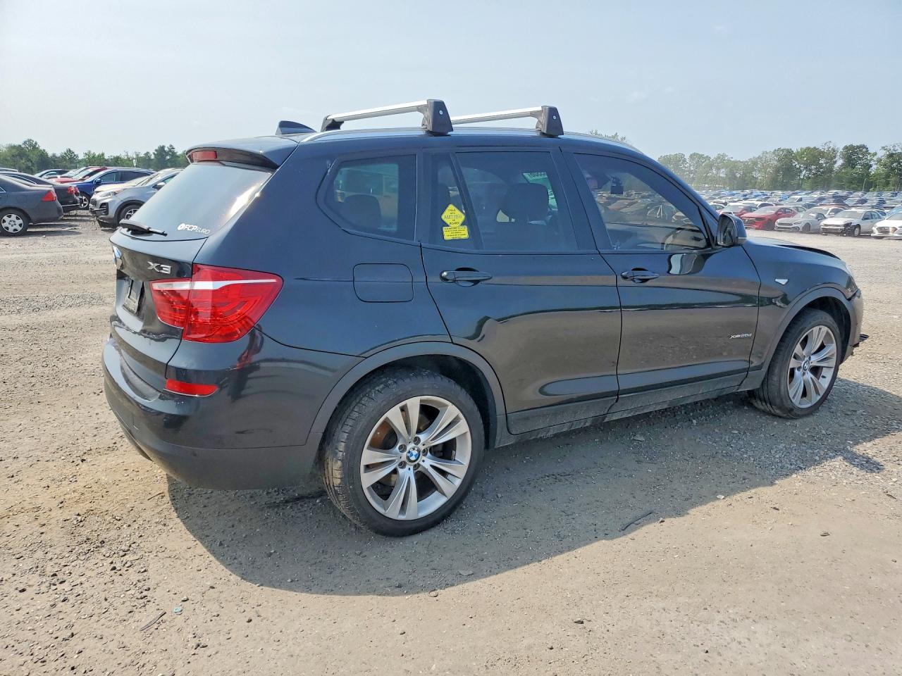 2015 Bmw X3 Xdrive28d Black vin: 5UXWY3C57F0E97084
