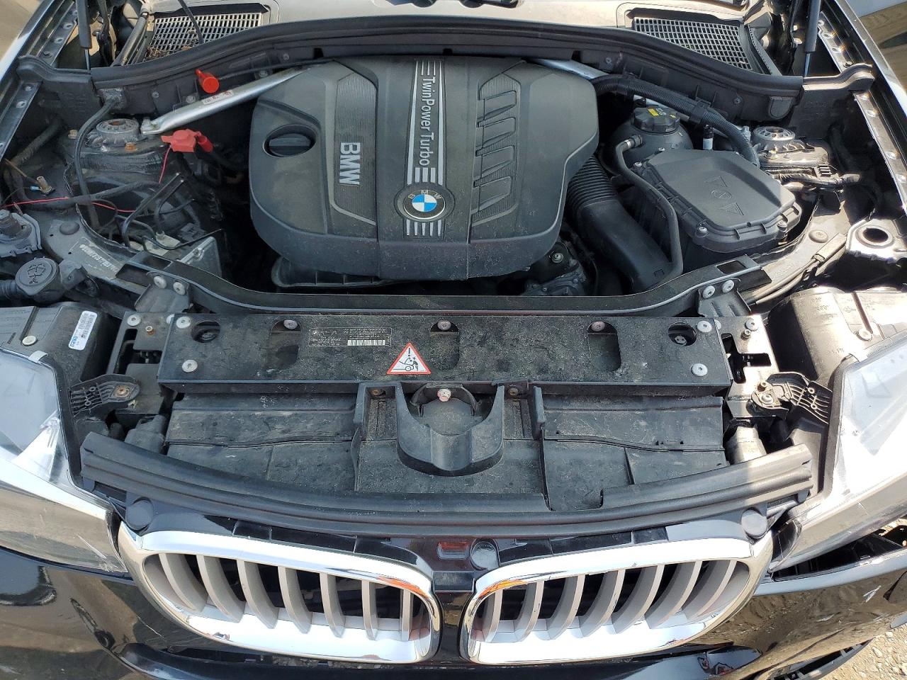 2015 Bmw X3 Xdrive28d Black vin: 5UXWY3C57F0E97084