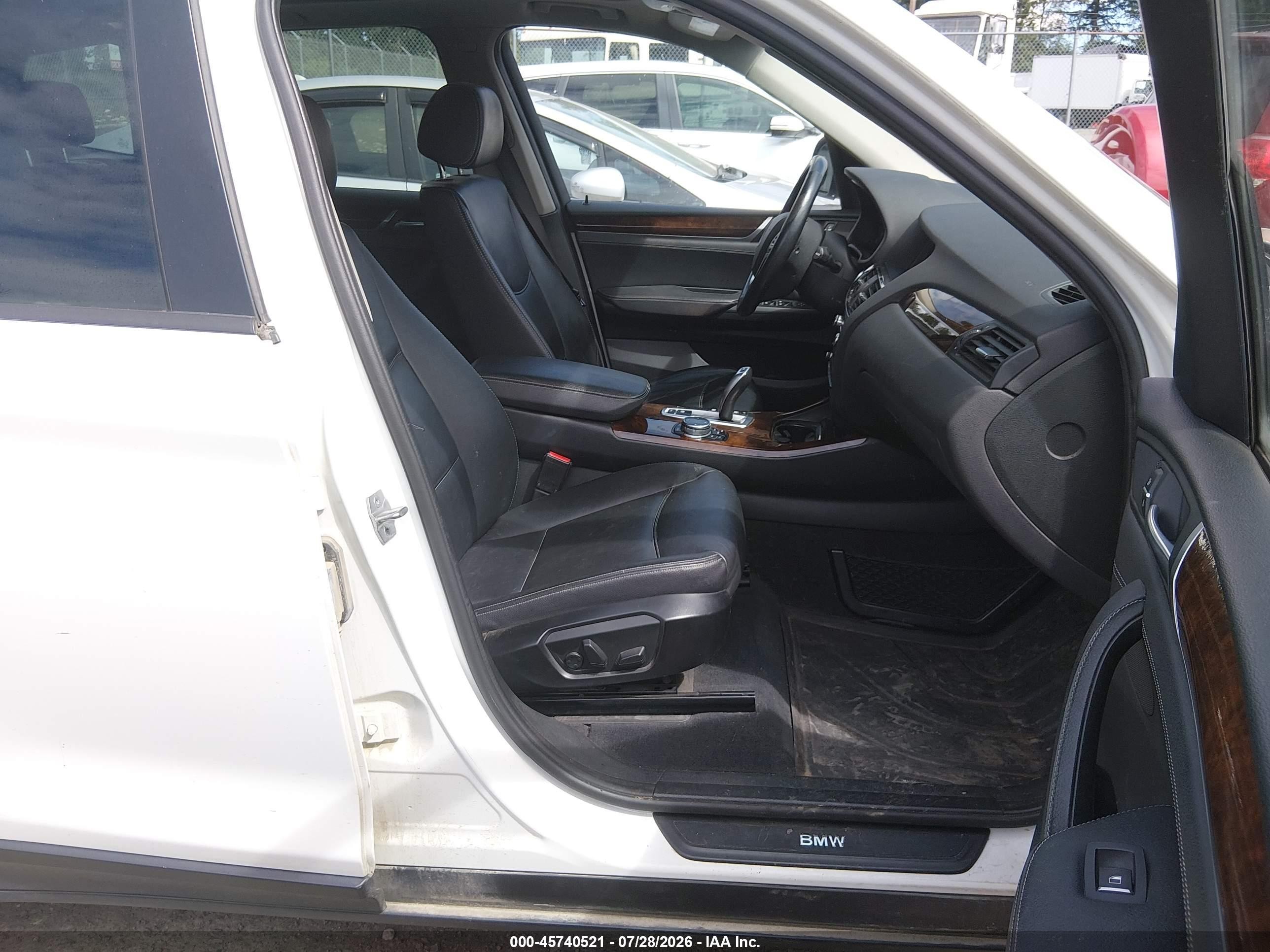 2015 Bmw X3 Xdrive28d White vin: 5UXWY3C59F0E95367